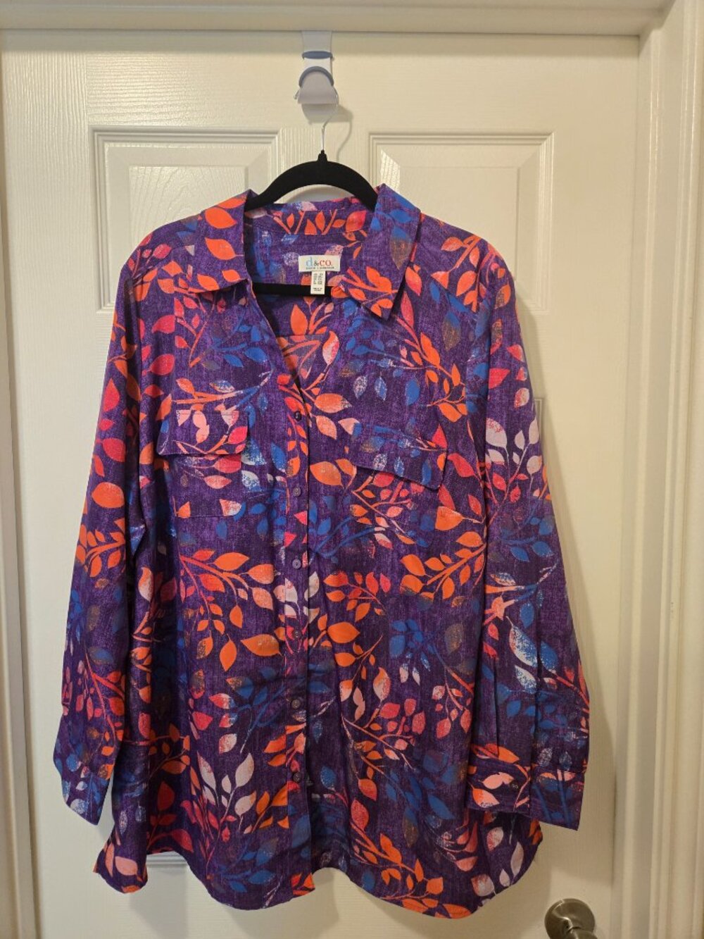 Denim and company 2x blouse - Picture 2 of 7